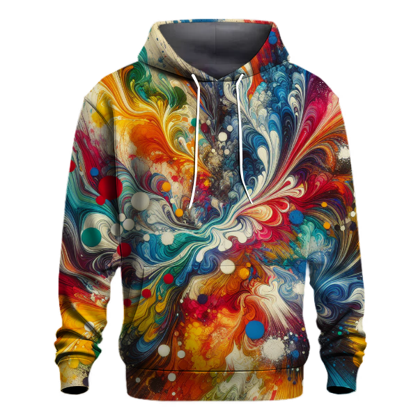 Vivid Color Explosion Hoodie