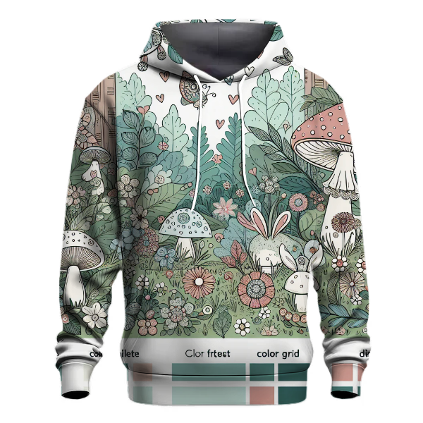 Charming Woodland Flora Hoodie