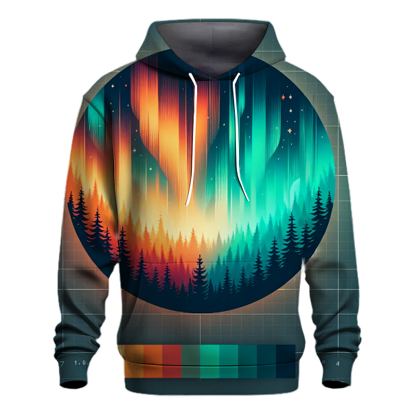 Aurora Sunset Drift Hoodie