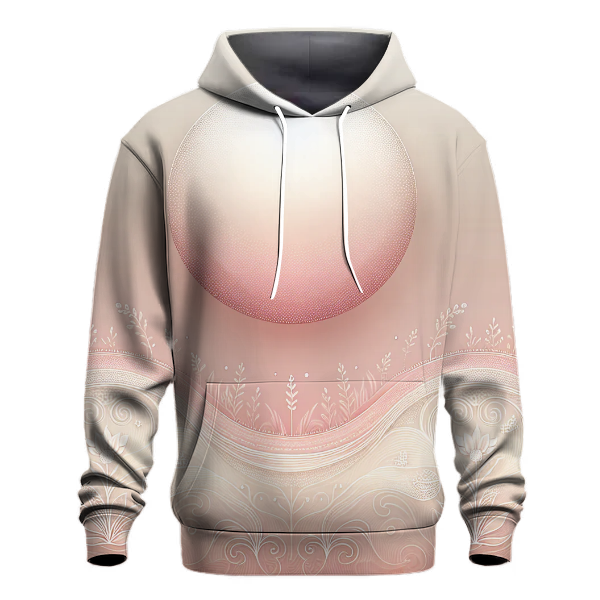 Blush Floral Gradient Hoodie