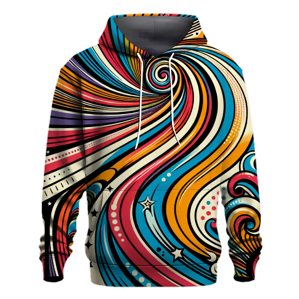 Funky Rainbow Hues Hoodie