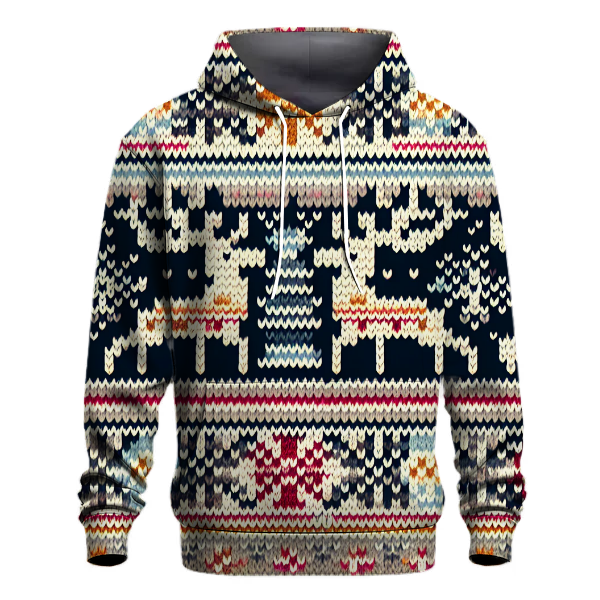Festive Fair Isle Charm Hoodie