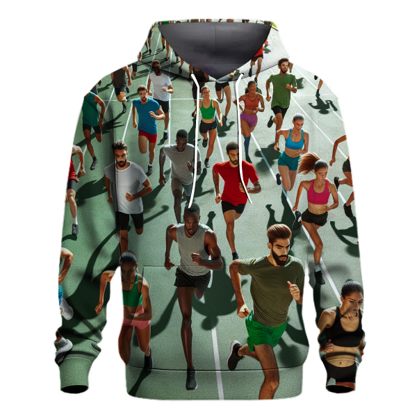 Running Spirit Design Hoodie