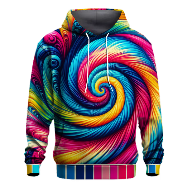 Groovy Spiral Tie-Dye Hoodie