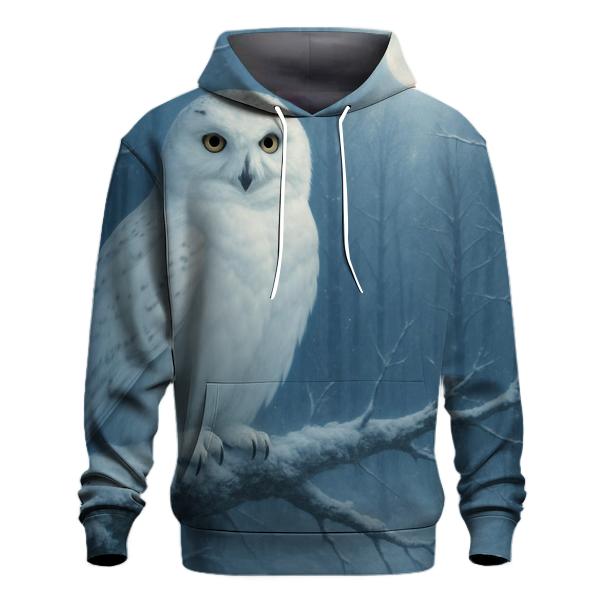 Snowy Owl Winter Wisdom Hoodie