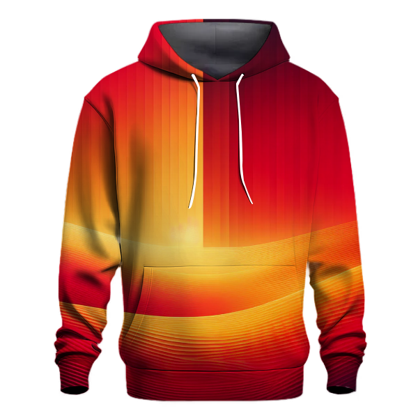 Fiery Sunset Skies Hoodie