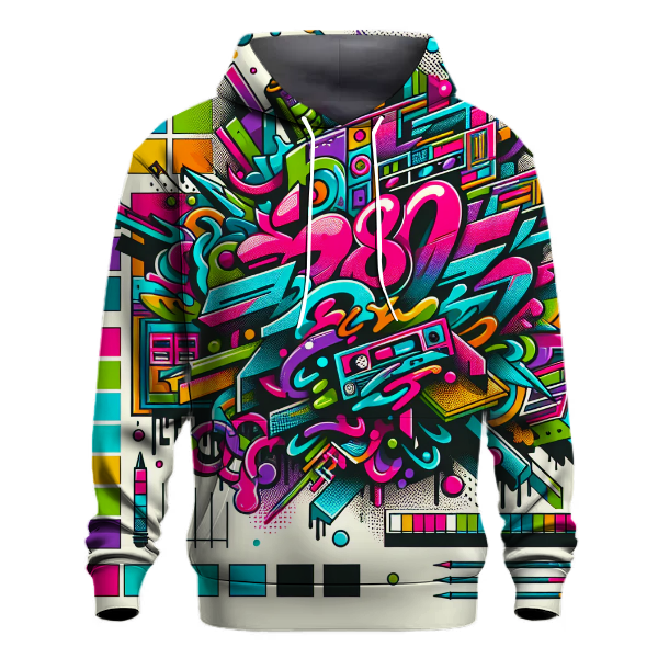 Bold Graffiti Art Hoodie