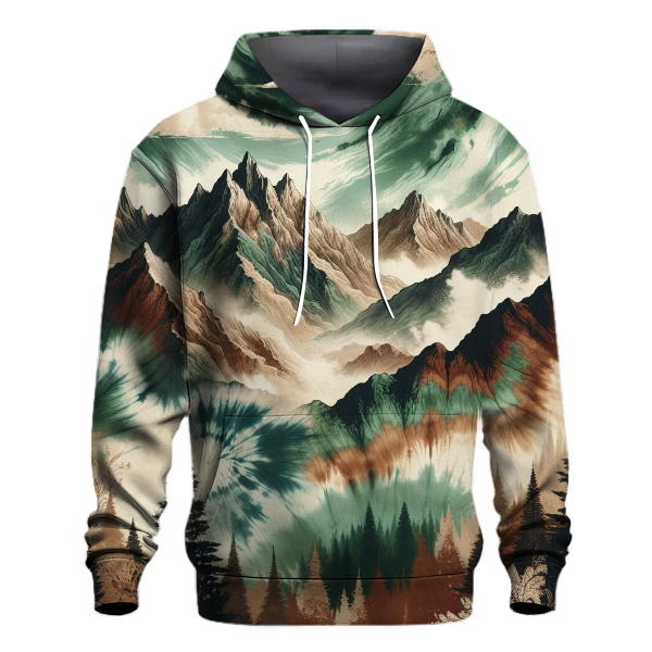 Majestic Mountains Tie-dye Hoodie