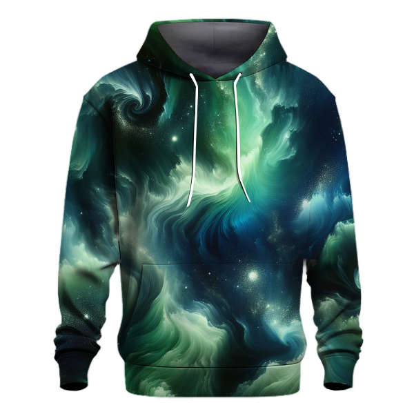 Aurora Cosmic Spiral Hoodie