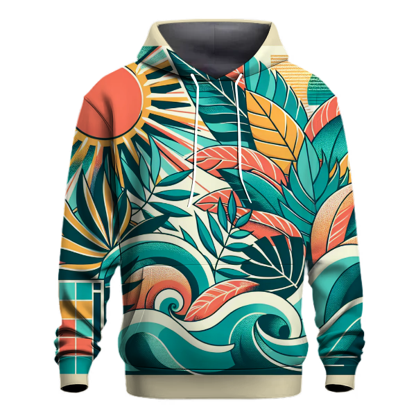Electric Summer Patterns Hoodie