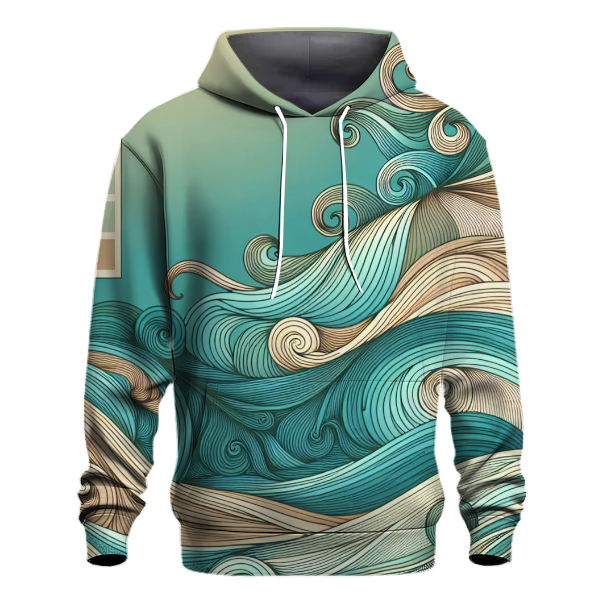 Ocean Wave Harmony Hoodie