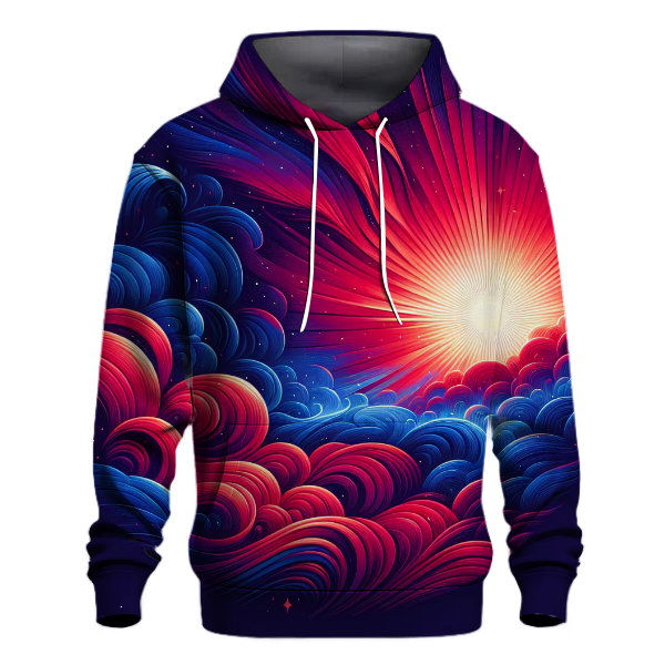 Crimson Dawn Blend Hoodie