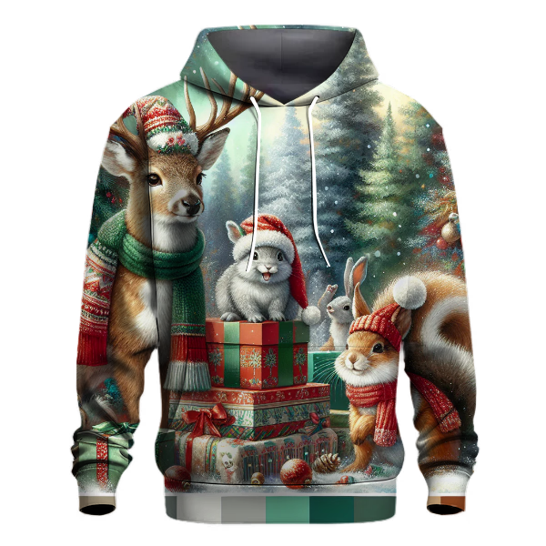 Holiday Animal Friends Hoodie