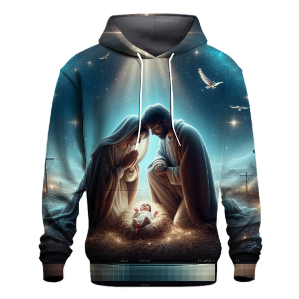 Joy to the World Nativity Hoodie