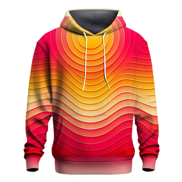 Vibrant Coral Hoodie