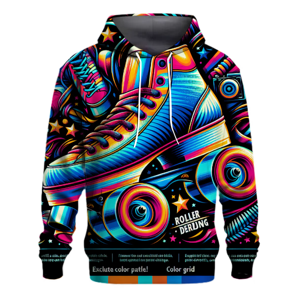 Classic Roller Derby Design Hoodie