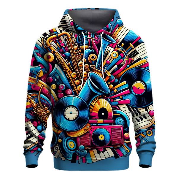 Retro Music Celebration Hoodie