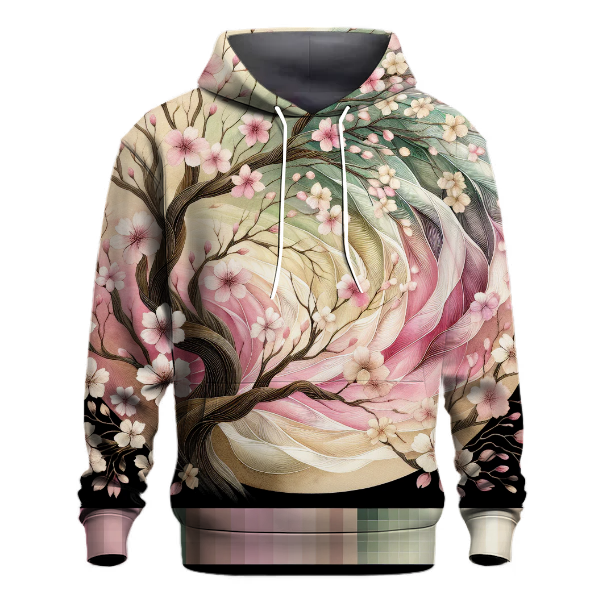 Cherry Blossom Tie-dye Hoodie