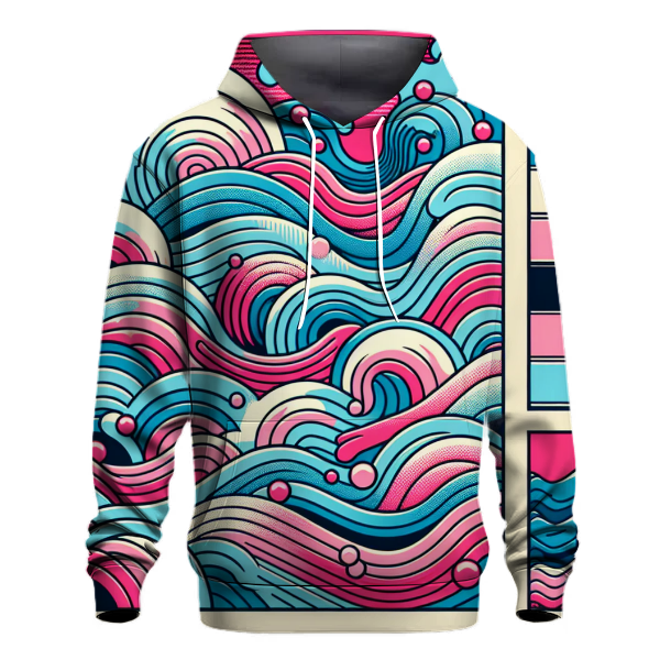 Retro Wave Splash Hoodie
