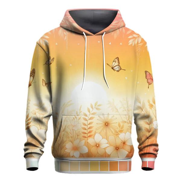 Floral Sunrise Bliss Hoodie