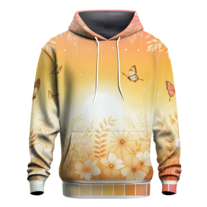 Floral Sunrise Bliss Hoodie