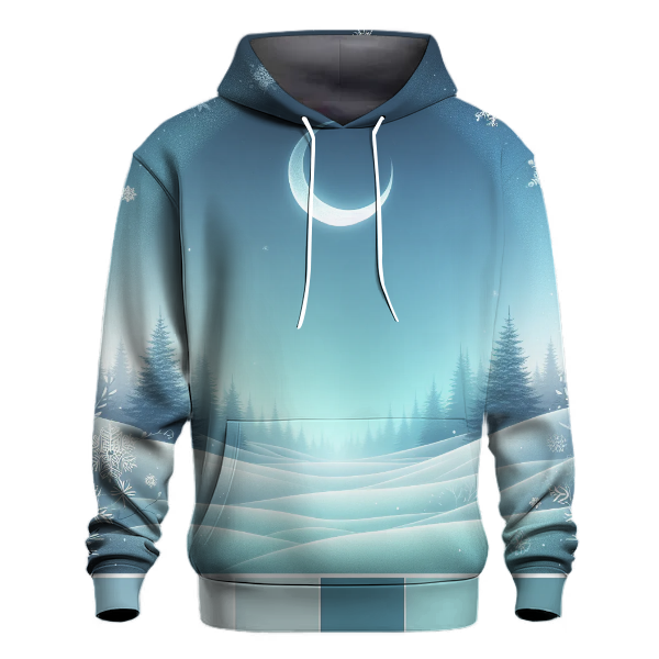 Glistening Snowfall Gradient Hoodie