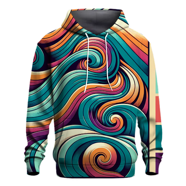 Groovy Waves of Color Hoodie