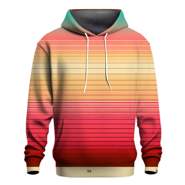Vintage Rainbow Gradient Hoodie
