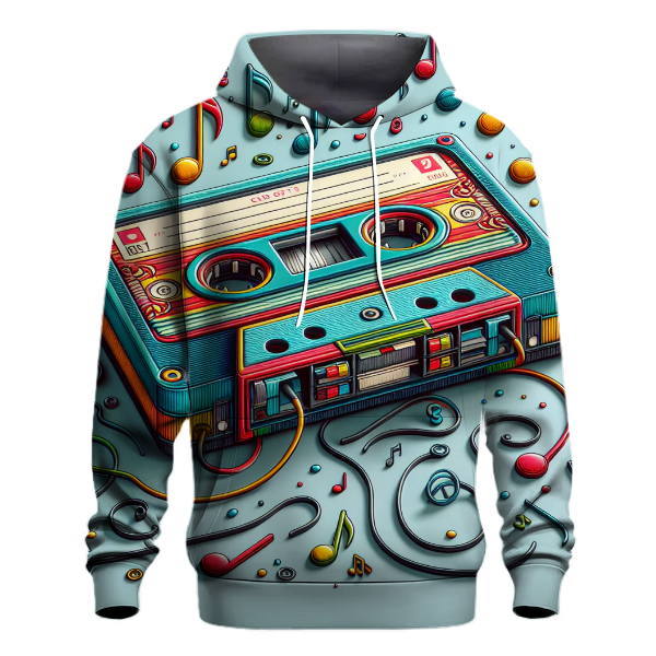 Nostalgic Cassette Player Hoodie