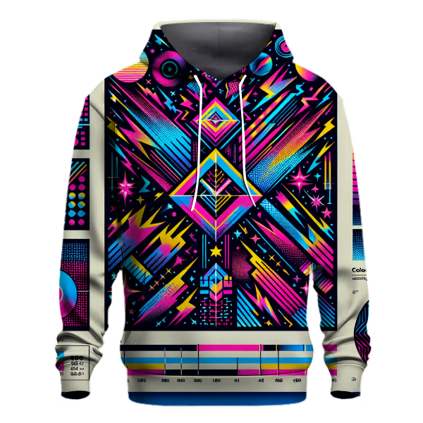 Electric 80s Vibe Hoodie