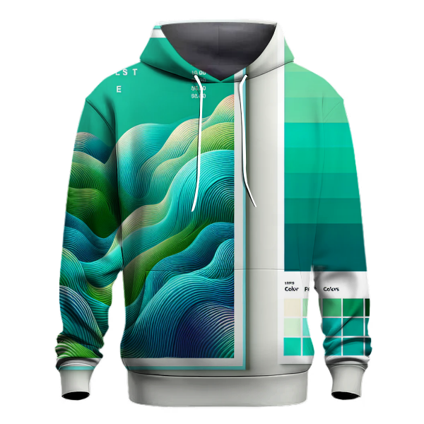 Emerald Waves Hoodie