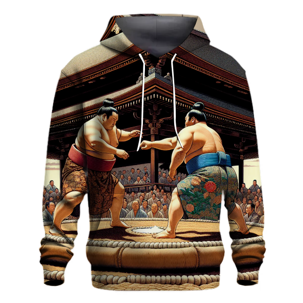 Sumo Wrestling Stance Hoodie