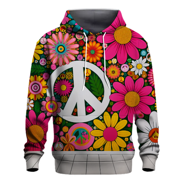 Flower Child Hippie Hoodie