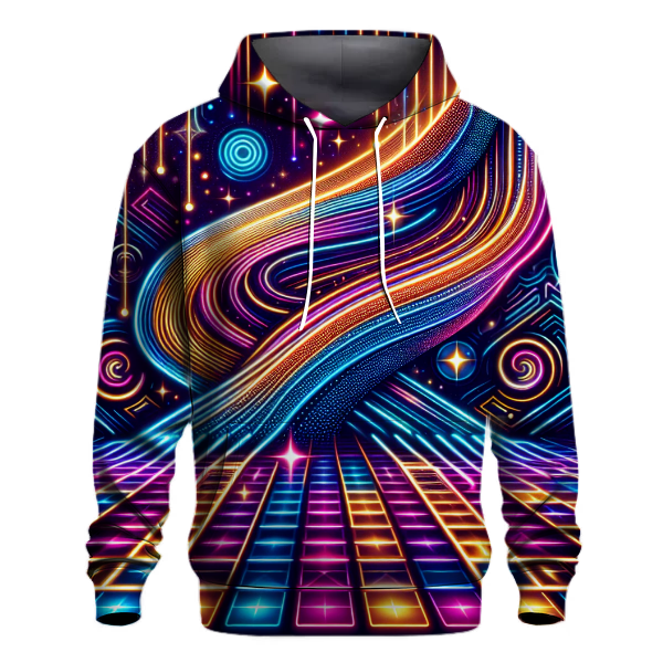 Neon Light Grooves Hoodie