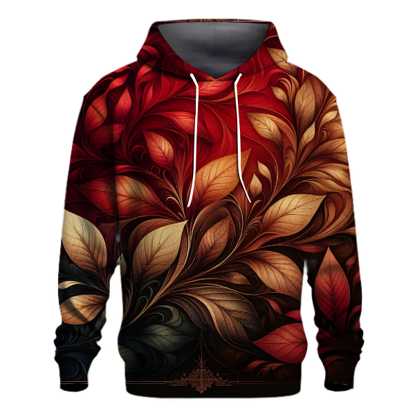 Crimson Forest Gradient Hoodie