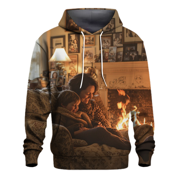 The Flame of Love A Mothers Passionate Heart Hoodie