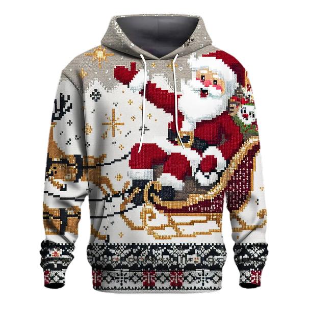 Santa's Sleigh Adventure Design Hoodie