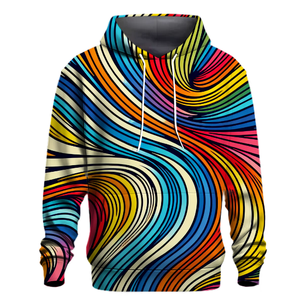 Radical Rainbow Curves Hoodie