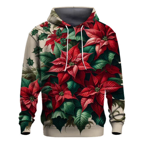 Christmas Poinsettia Parade Hoodie