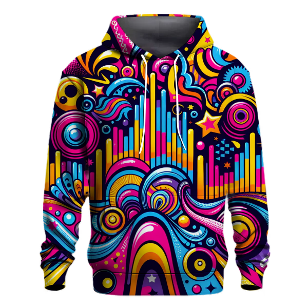 Funky Music Waves Hoodie