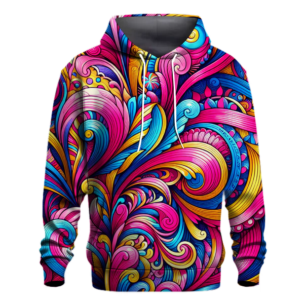 Retro Pop Tie-dye Hoodie