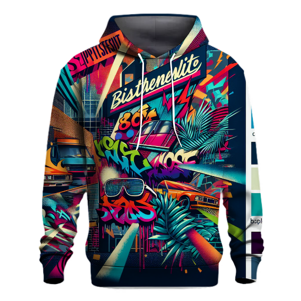 Graffiti Wave Art Hoodie