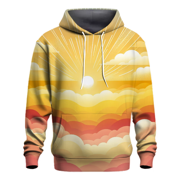 Sunrise Radiance Gradient Hoodie