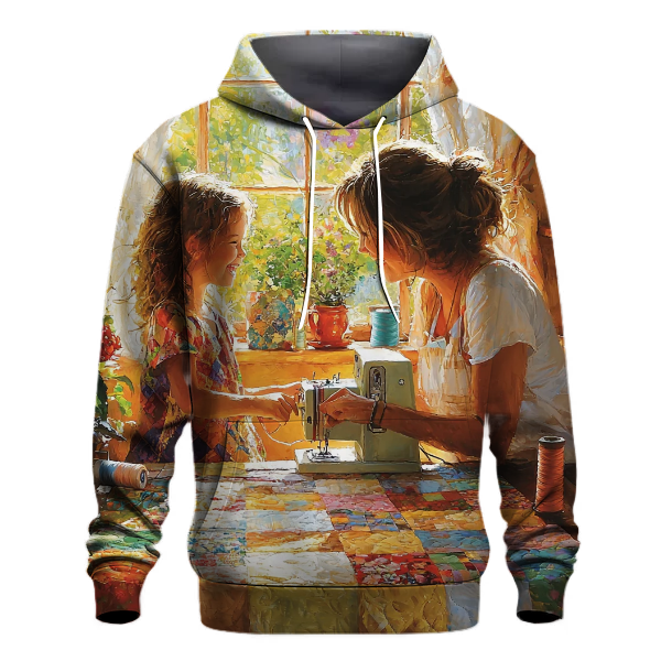 Crafting Connections Creating a Family Quilt Together Hoodie