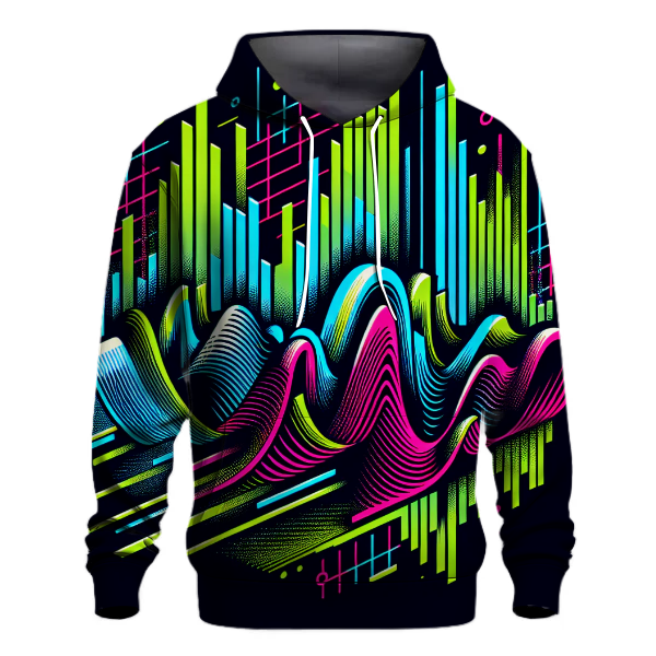 Digital Wave Energy Hoodie