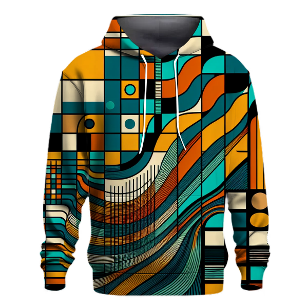 Funky Checkered Fusion Hoodie