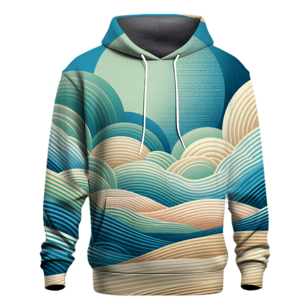 Tranquil Zen Ripple Hoodie