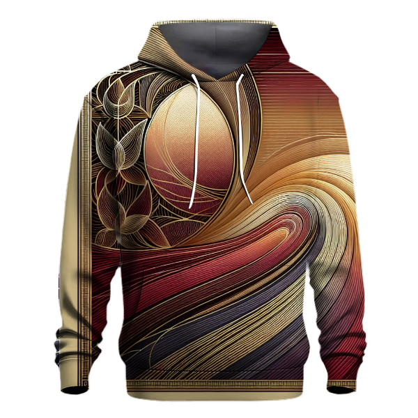 Golden Dawn Elegance Hoodie