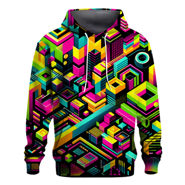 Electric Retro Graphics Hoodie