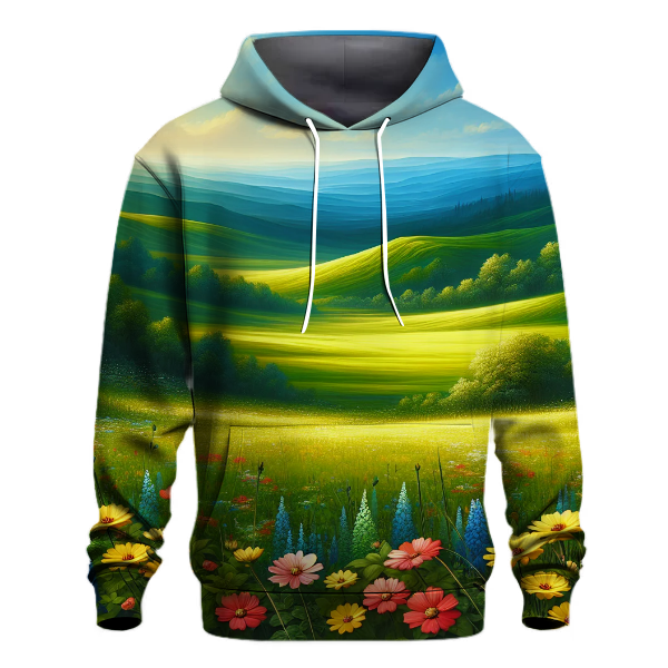 Peaceful Valley Landscape Hoodie